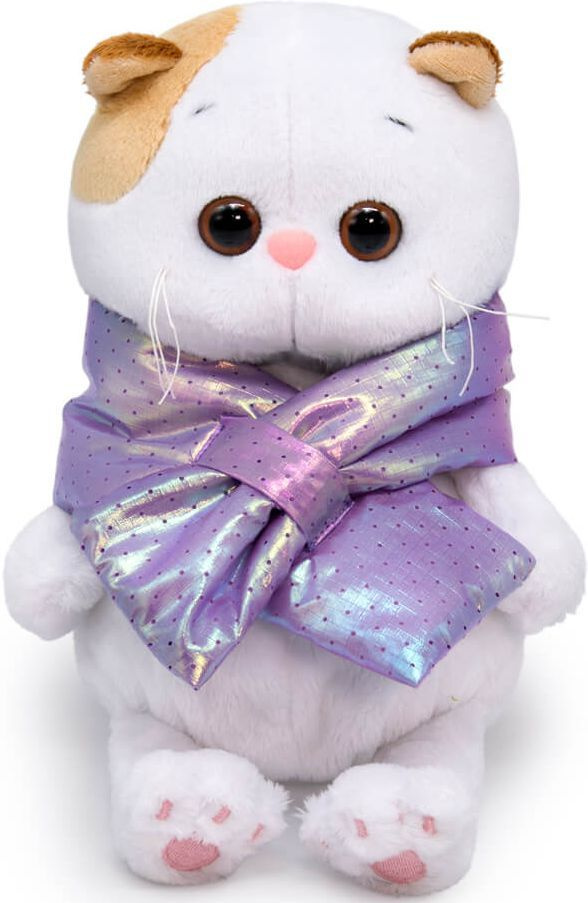 Мягкая игрушка Кошечка Ли-Ли BABY БУДИ БАСА 20см в дутом шарфе  #1