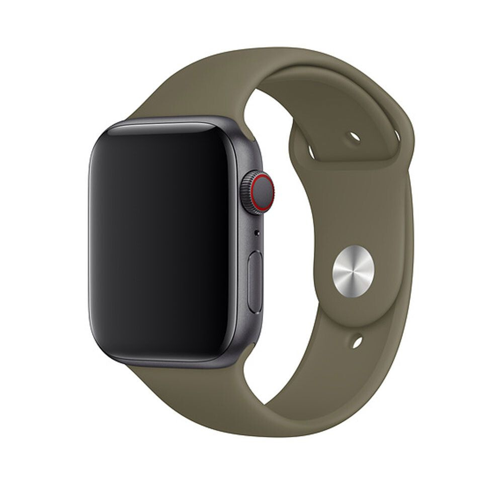 Силиконовый ремешок Sport Band для Apple Watch 42 мм/44/45/49 mm, series 1 2 3 4 5 6 7 8 Ultra/SE/SE #1