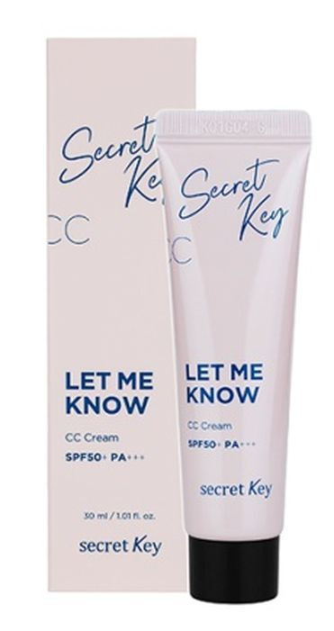 Secret Key СС-крем для сухой кожи Let Me Know CC Cream SPF50+ PA+++, 30 мл. #1