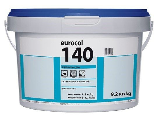 Клей 2-К полиуретановый для резиновых покрытий Forbo Eurocol Euromix PU PRO  #1