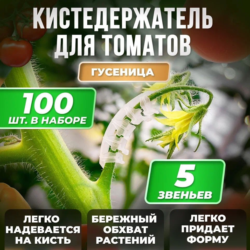 Кистедержатель для томатов улитка 100 шт. Китай #1