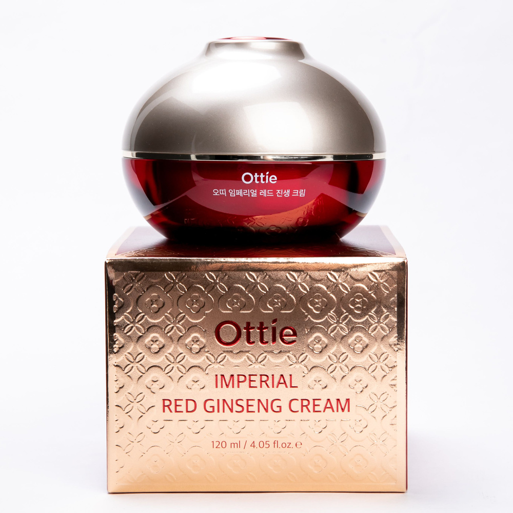 Омолаживающий крем с муцином улитки Ottie Imperial Red Ginseng Cream, 120 мл  #1