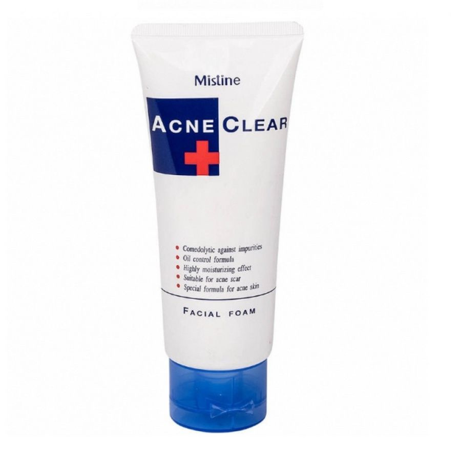 Mistine, Пенка для умывания для проблемной кожи от угрей и прыщей, Acne Clear Facial Foam, 85 грамм  #1