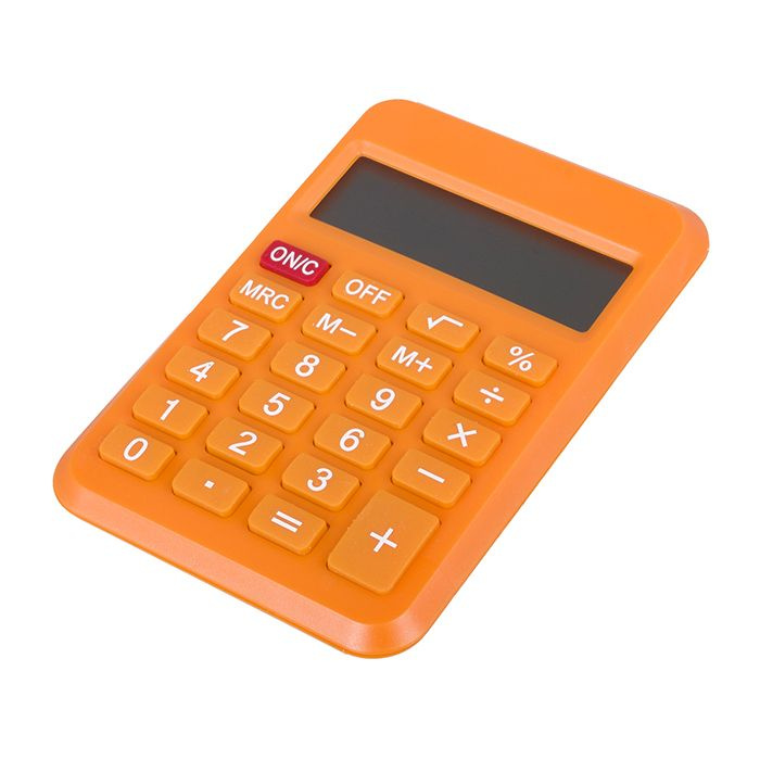 Калькулятор карманный KS-100, оранжевый корпус #1