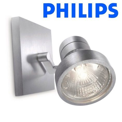 Светильник поворотный спот Philips DRIVE GU10 75W ES63 230V 110 x 90 x 110 мм 53030/48/16  #1