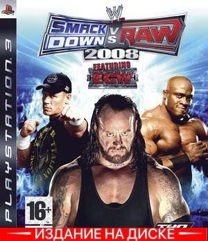 Игра WWE SmackDown vs Raw 2008 (PlayStation 3, Английская версия) #1