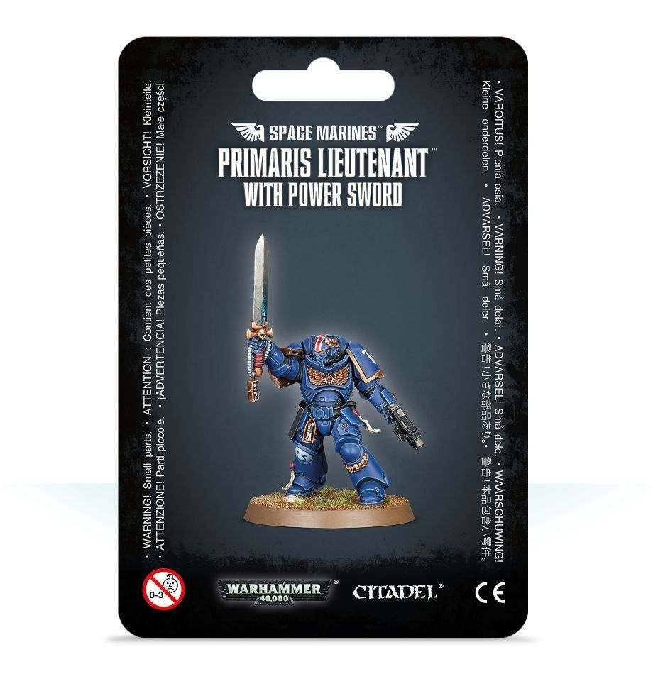 Набор миниатюр для настольной игры Warhammer 40000 - Space Marines Primaris Lieutenant with Power Sword #1