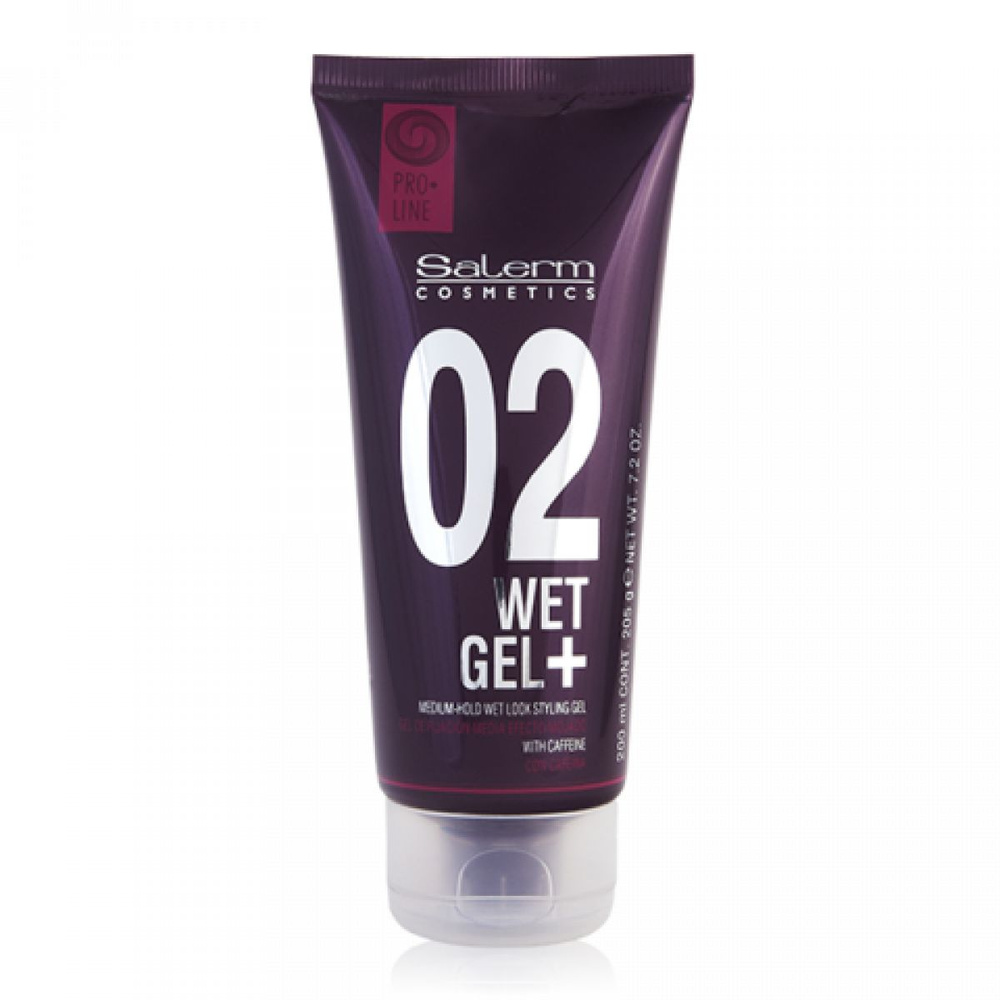 Salerm Гель средней фиксации с эффектом мокрых волос 200 мл - Wet Gel+ Pro  #1