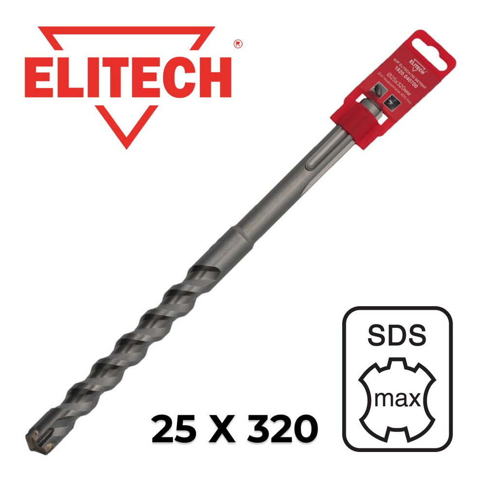 ELITECH 1820.040700 Бур SDS-max 25х320 #1