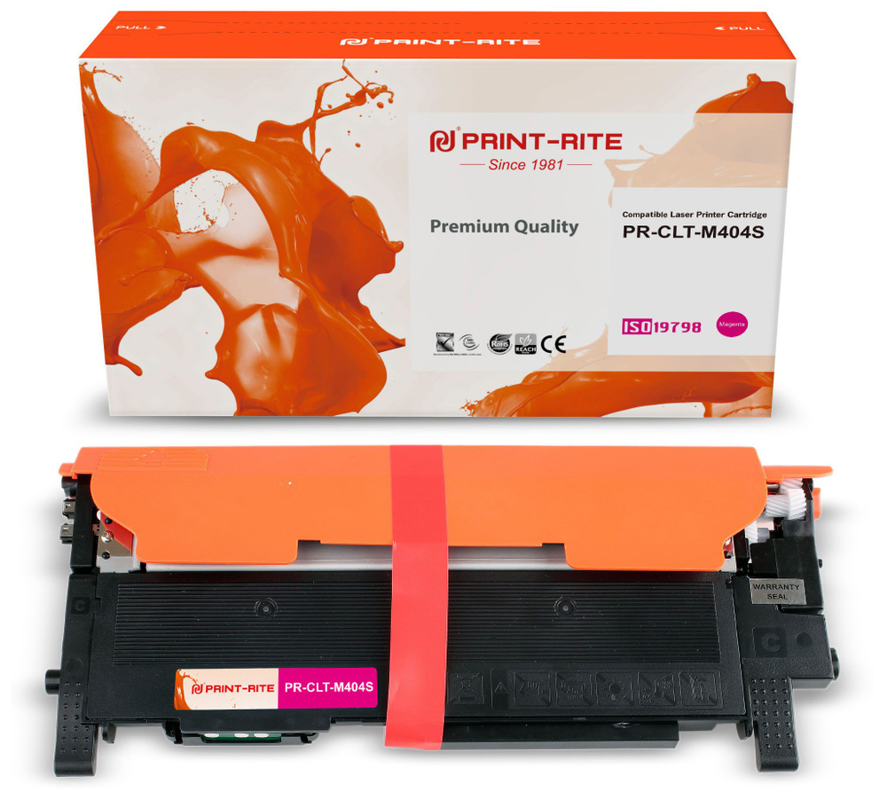 Print-Rite PR-CLT-M404S картридж лазерный (Samsung CLT-M404S - SU242A) пурпурный 1000 стр  #1