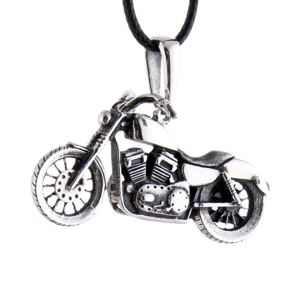 Кастомный кулон Crazy Silver Мотоцикл Harley Davidson Sportster 019-002 #1