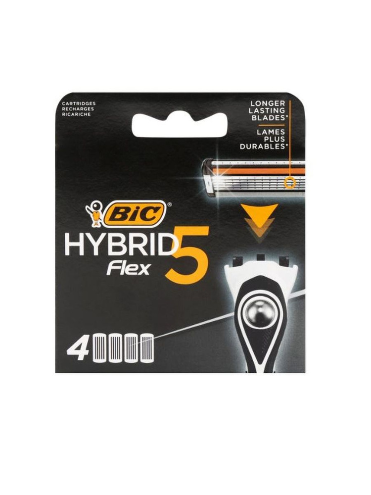 Картриджи для бритвы BIC Flex 5 Hybrid 4 шт 1 уп #1