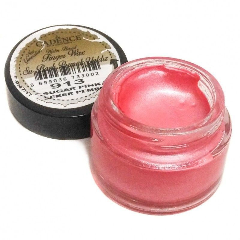 Воск старинная позолота Cadence Water Based Finger Wax 20 ml. Sugar Pink-913 #1