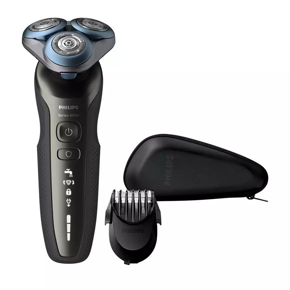 Электробритва Philips Shaver Series 6000 для сухого и влажного бритья S6640/44  #1