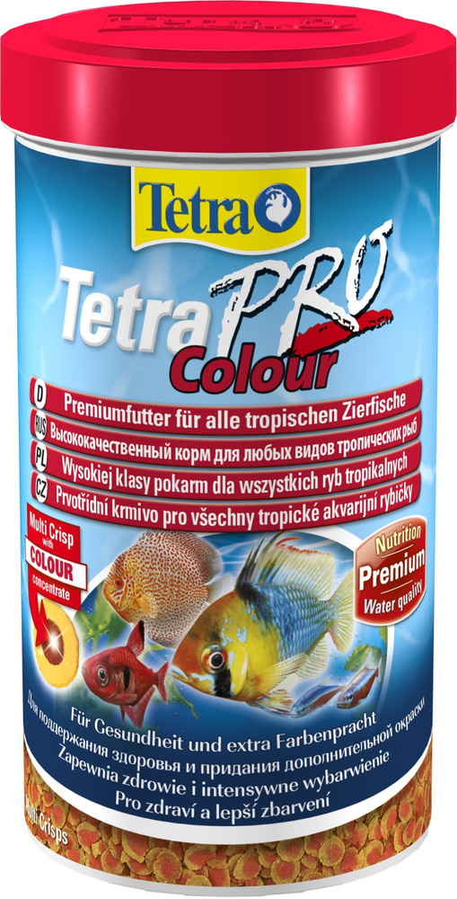 Корм Tetra Pro Colour, чипсы, для всех видов рыб, 500 мл #1