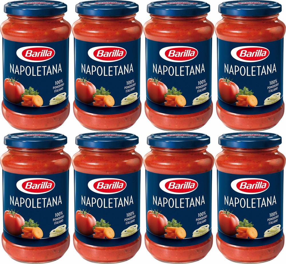 Соус Barilla Napoletana Томатный с овощами, комплект: 8 упаковок по 400 г  #1