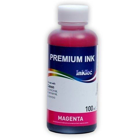 Чернила водные InkTec Magenta для струйного принтера Canon MG3540 MG3640s MG4240 MG2140 MG3240 MG3140 #1