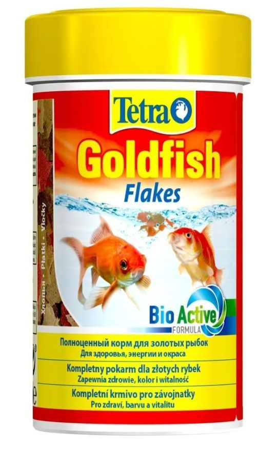 TetraGoldfish корм в хлопьях для всех видов золотых рыбок 100 мл  #1