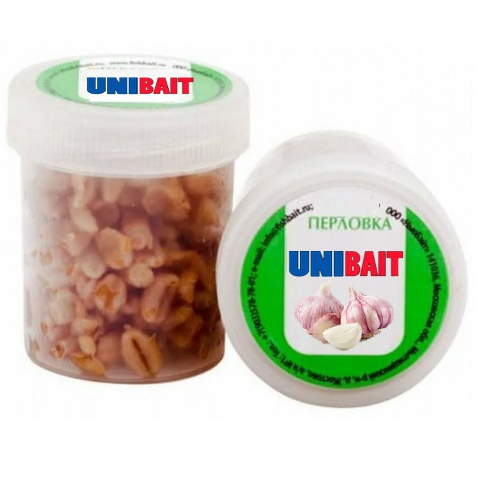 Перловка для рыбалки со вкусом чеснока от Unibait #1