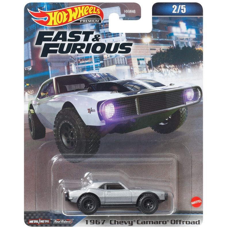 Машинка коллекционная Hot Wheels Fast and Furious 1967 Chevy Camaro Offroad #1