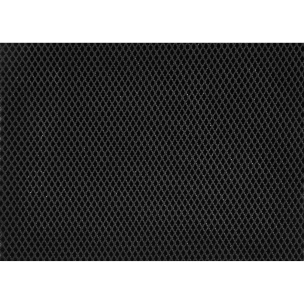 Коврик 68x120 см ЭВА ромбы цвет черный #1