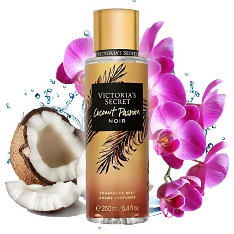 Спрей Victoria's Secret "Coconut Passion Noir" 250мл / Спрей парфюмированный для тела / Виктория сикрет #1