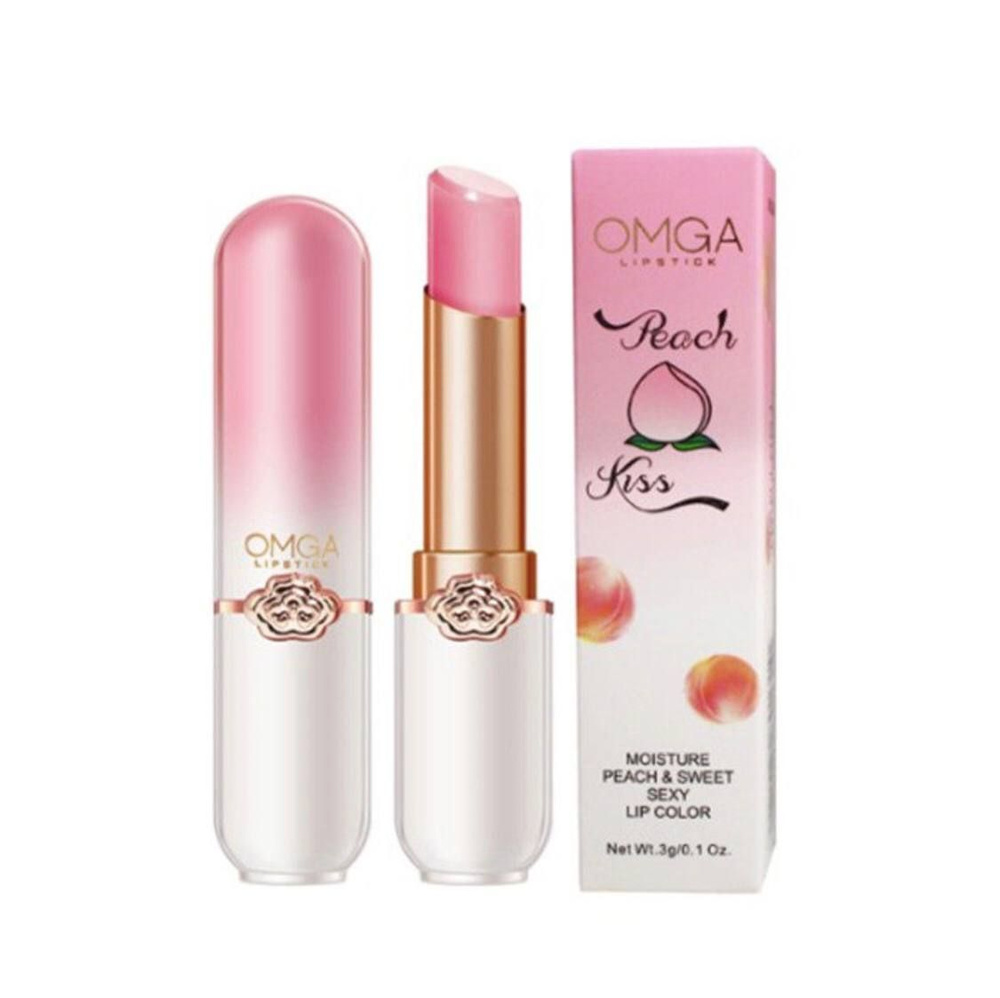 Помада для губ розовая Omga - Peach Kiss #1