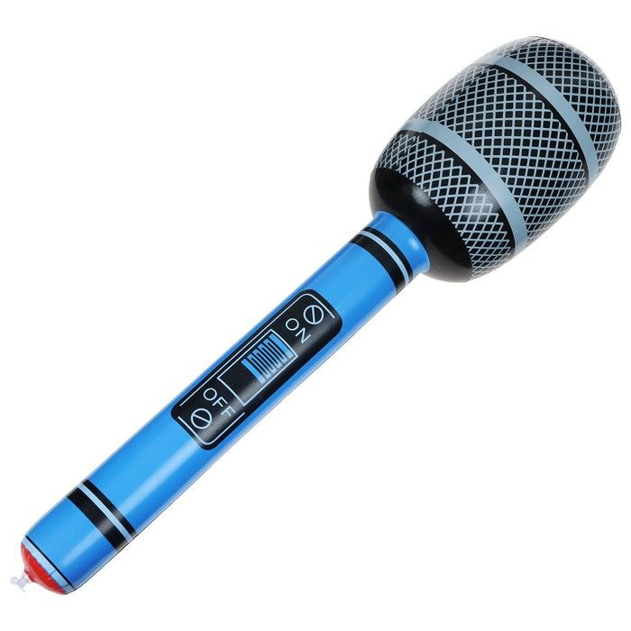ZABIAKA, Игрушка надувная "Микрофон" 75 см, цвета микс #1
