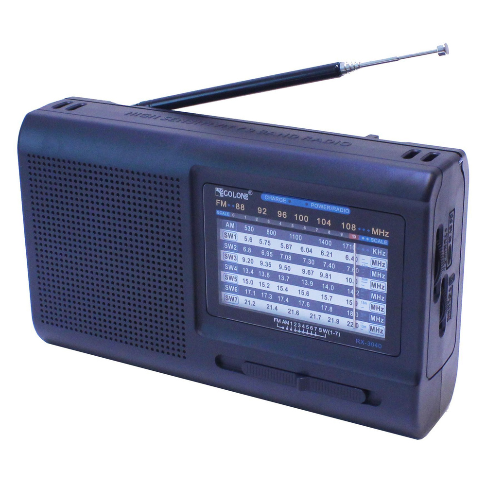 Аналоговый радиоприемник с универсальным питанием и хорошим звуком GOLONE RX-3040  #1