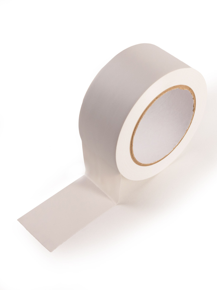 Белый матовый балетный ПВХ скотч Easy Tape Soft, 50мм х 33м #1