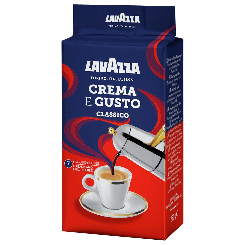 Кофе молотый Lavazza Crema e Gusto, 250 г #1