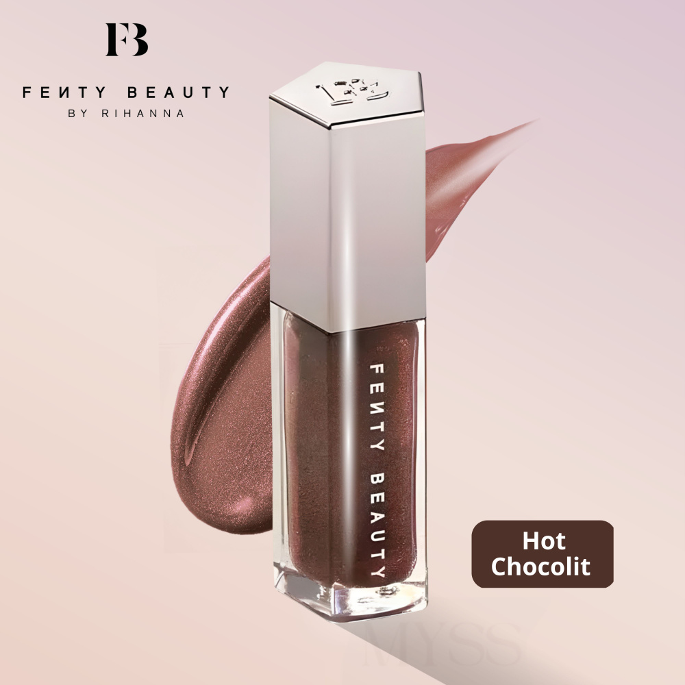 Блеск для губ Fenty Beauty Gloss Bomb Hot Chocolit (цвет Горячий шоколад), США, 9 мл  #1