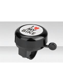 Велозвонок 4BIKE BB3202-Blk алюминий+пластик, D-54мм, черный #1