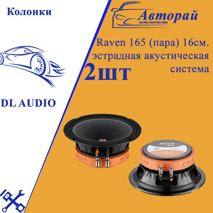 Колонки DL AUDIO Raven 165 (пара) 16см. эстрадная акустическая система  #1