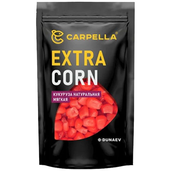 Кукуруза для рыбалки Carpella EXTRA CORN красная КОНОПЛЯ 100 гр / Рыболовные насадки на карпа / Карпфишинг #1