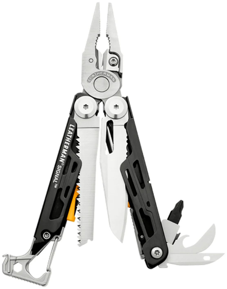 Мультитул пассатижи LEATHERMAN Signal (832265) черный/желтый #1