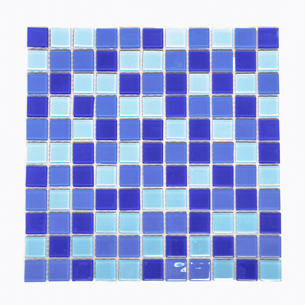 Плитка мозаика MIRO (серия Barium №31), универсальная стеклянная плитка мозаика для ванной комнаты, плитка #1