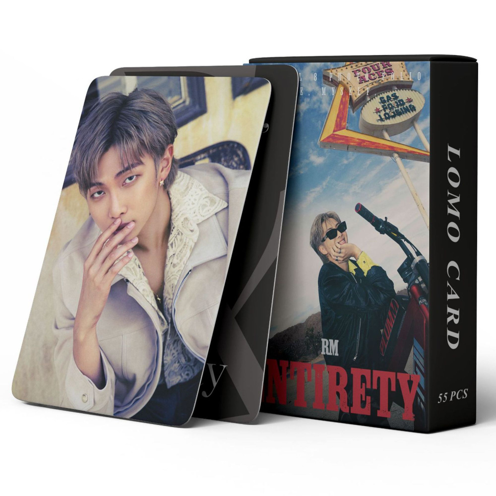 Набор карточек BTS Me, Myself, RM, Коллекционные фотокарточки БТС, 54 штуки  #1