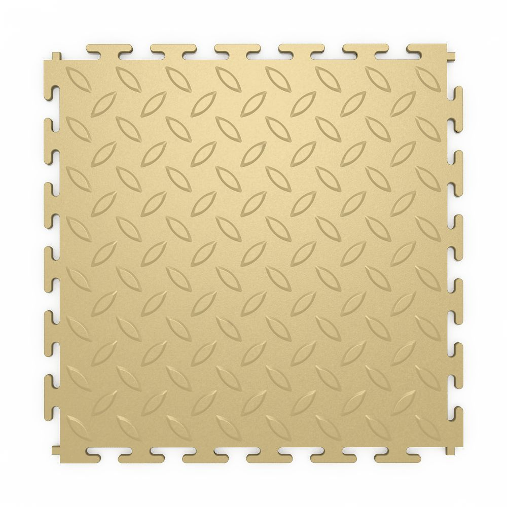 Плитка ПВХ модульная на пол 25х25 см LT mini beige Diamond PVC #1