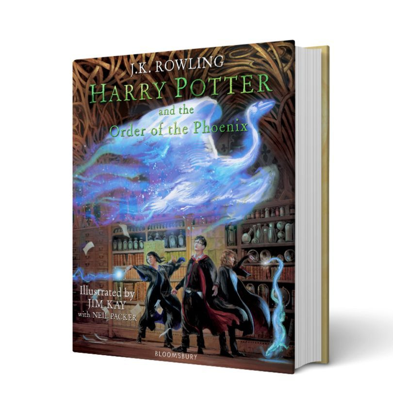 Книга Harry Potter and the Order of the Phoenix/ Гарри Поттер и Орден Феникса с иллюстрациями Джима Кэя #1