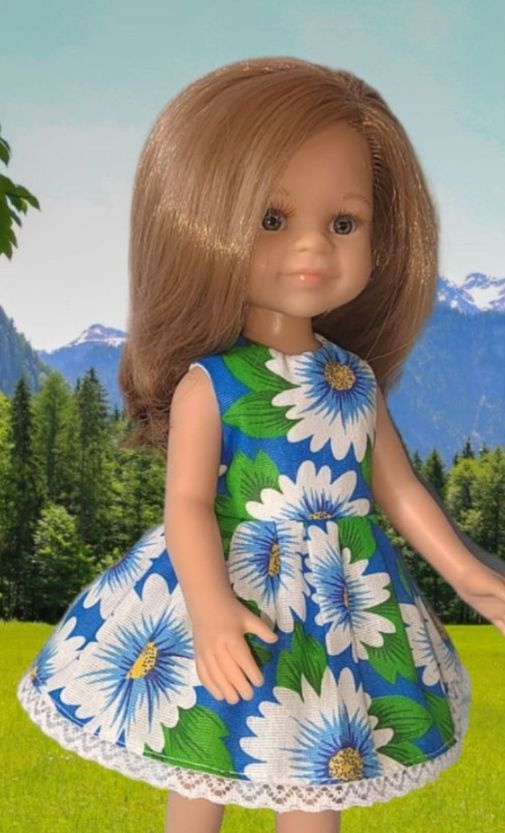 Одежда платье для куклы Paola Reina 32-34 см, Vidal Rojas 35 см, Berjuan 35 см.  #1
