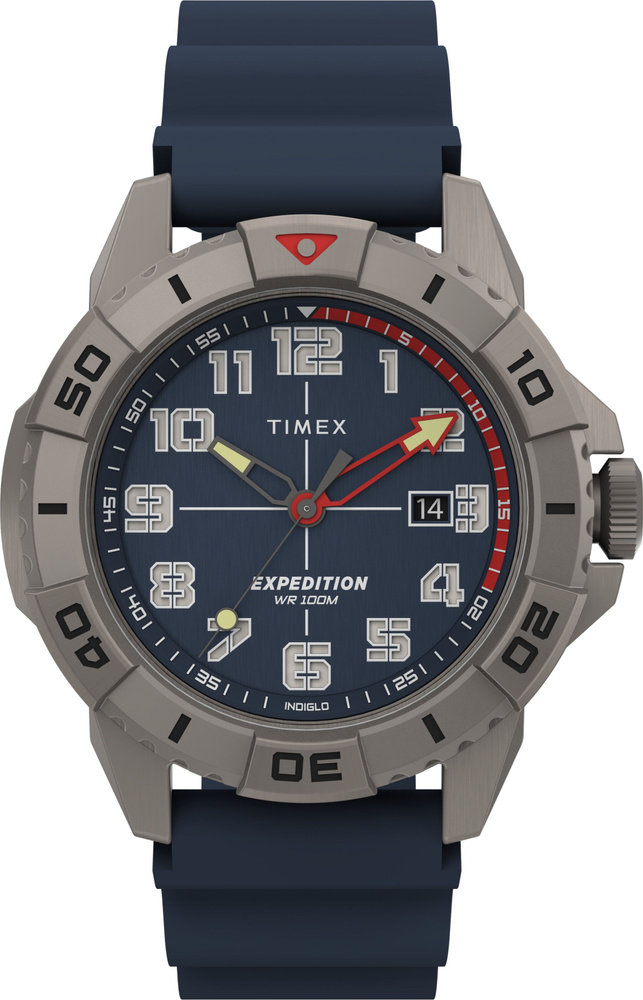 Часы наручные мужские Timex TW2V40800, Кварцевые, 42 мм, с подсветкой Indiglo  #1