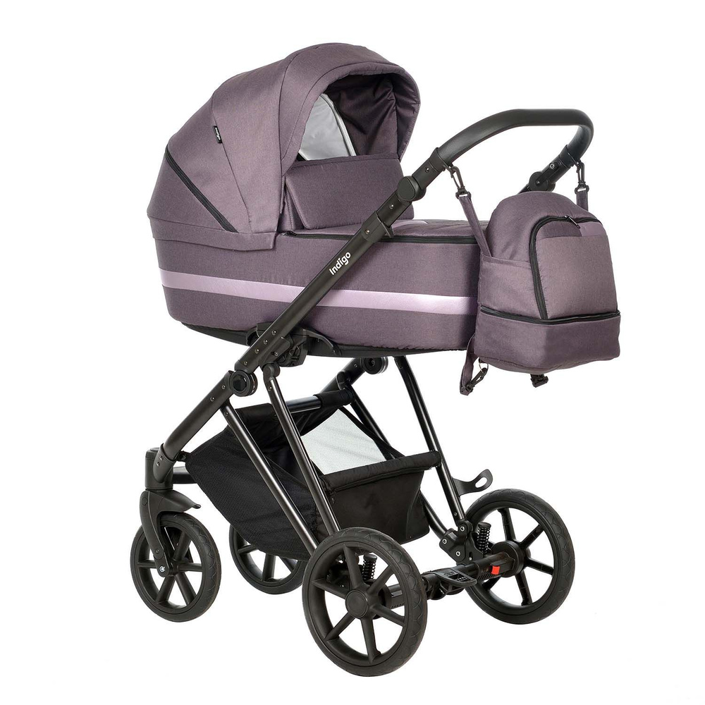 Коляска 2в1 Indigo AVEO av 05 (фиолетовый) - купить с доставкой по ...