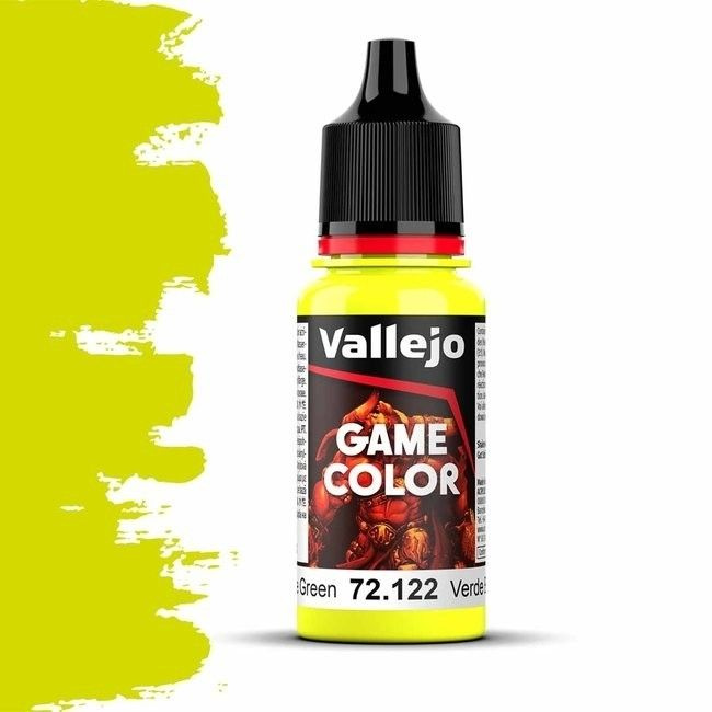 Краска для сборных моделей Vallejo, серия Game Color, цвет 72.122 (Bile Green), 18мл  #1