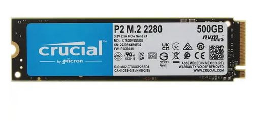 Crucial 500 ГБ Внутренний SSD-диск P2 (CT500P2SSD8) (CT500P2SSD8) #1