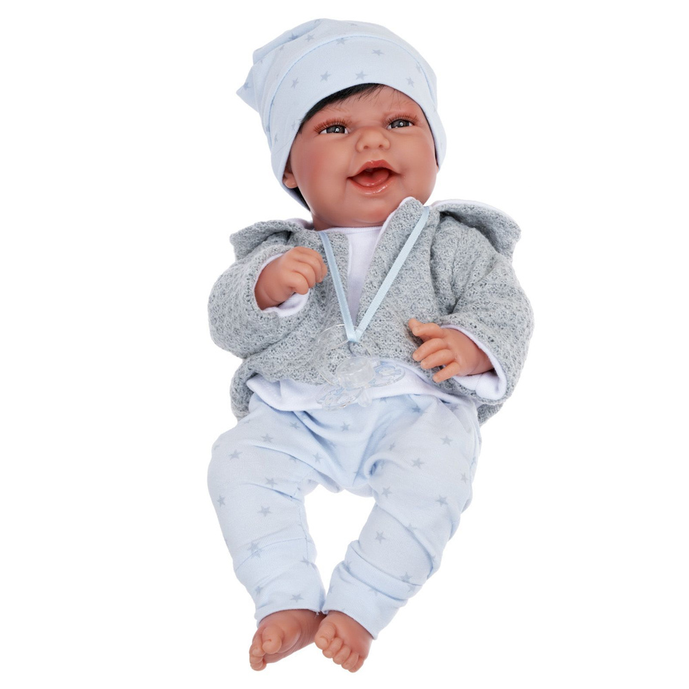 Кукла-пупс Antonio Juan Рамон в голубом, 33 см, виниловая /подарок девочке  #1