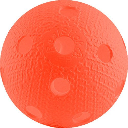 Мяч для флорбола "RealStick", арт.MR-MF-Or, пластик с углубл., IFF Approved, оранжевый  #1