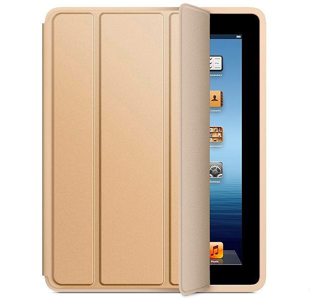 Чехол для iPad 2/3/4, золотой #1