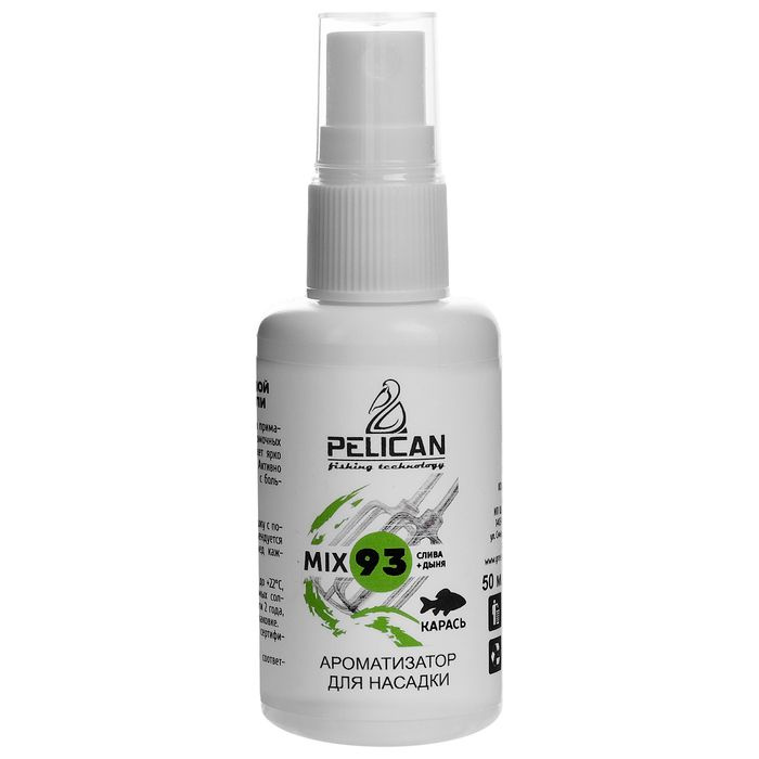 PELICAN fishing technology Дип-спрей PELICAN MIX 93, карась, слива + дыня, 50 мл  #1