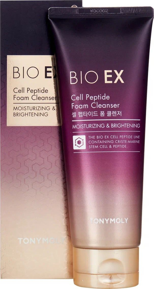 TONYMOLY / Тонимоли BIO EX Cell Peptide Foam Cleanser Пенка для умывания антивозрастная с пептидами 150мл #1